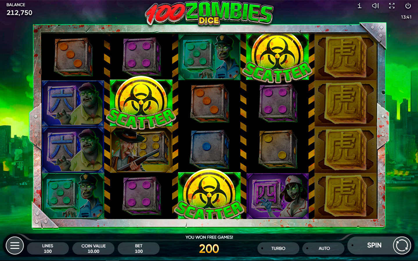 100 Zombies Dice — Game screenshots 5 | GamblingShot