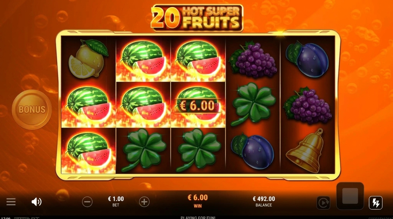 20 Hot Super Fruits — Game screenshots 1 | GamblingShot