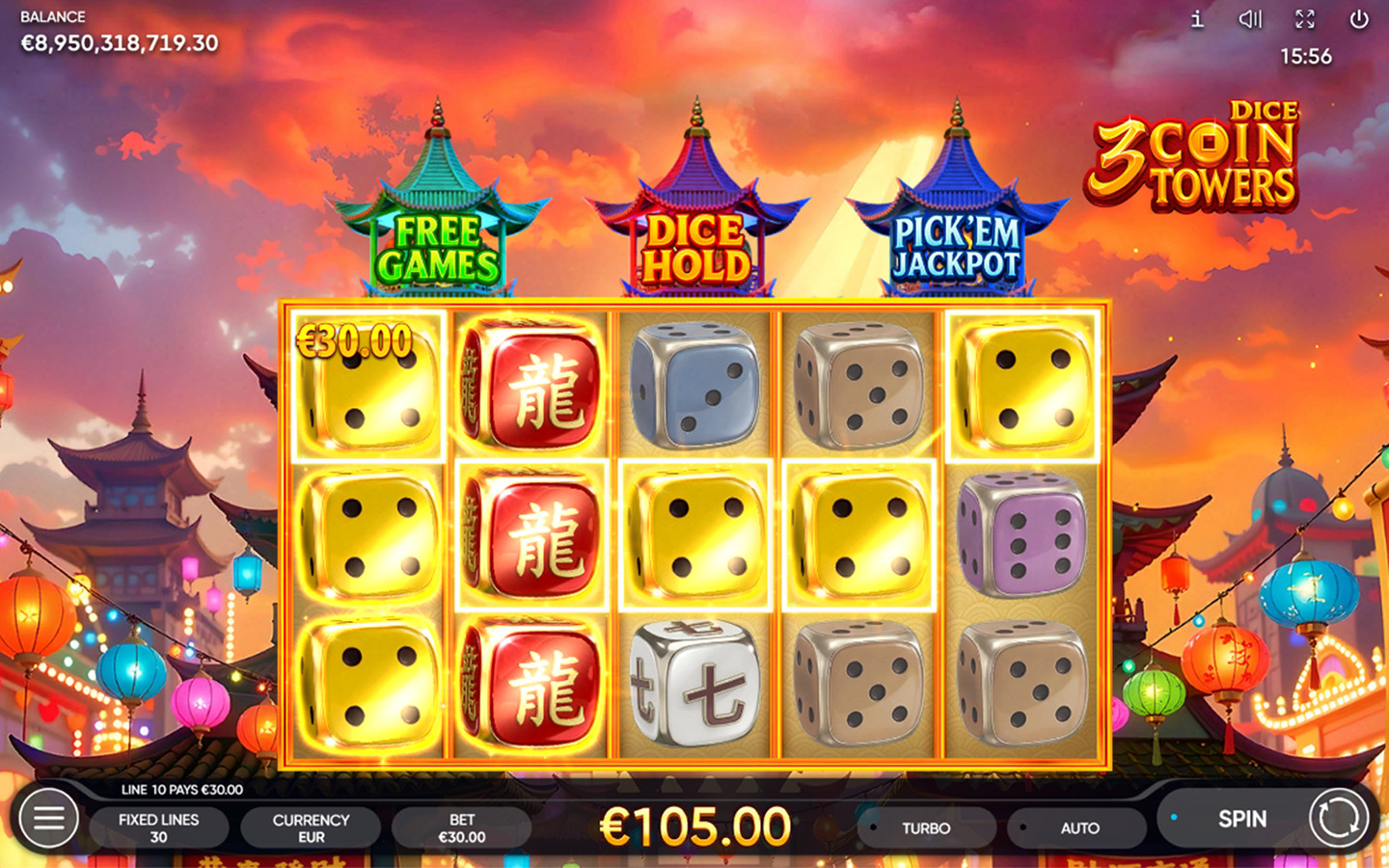 3 Coin Towers Dice — Скриншоты из игры 4 | GamblingShot