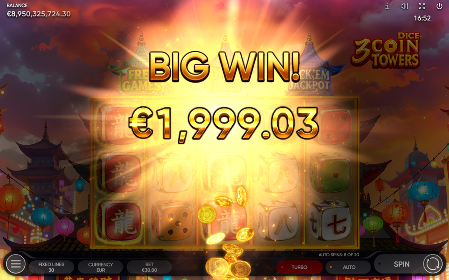 3 Coin Towers Dice — Скриншоты из игры 5 | GamblingShot