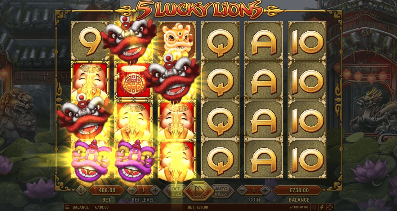 5 Lucky Lions — Скріншоти з гри 6 | GamblingShot