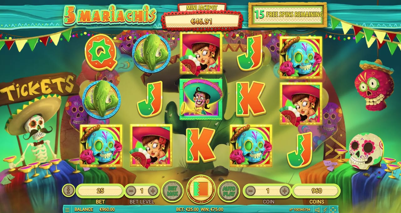 5 Mariachis — Game screenshots 4 | GamblingShot