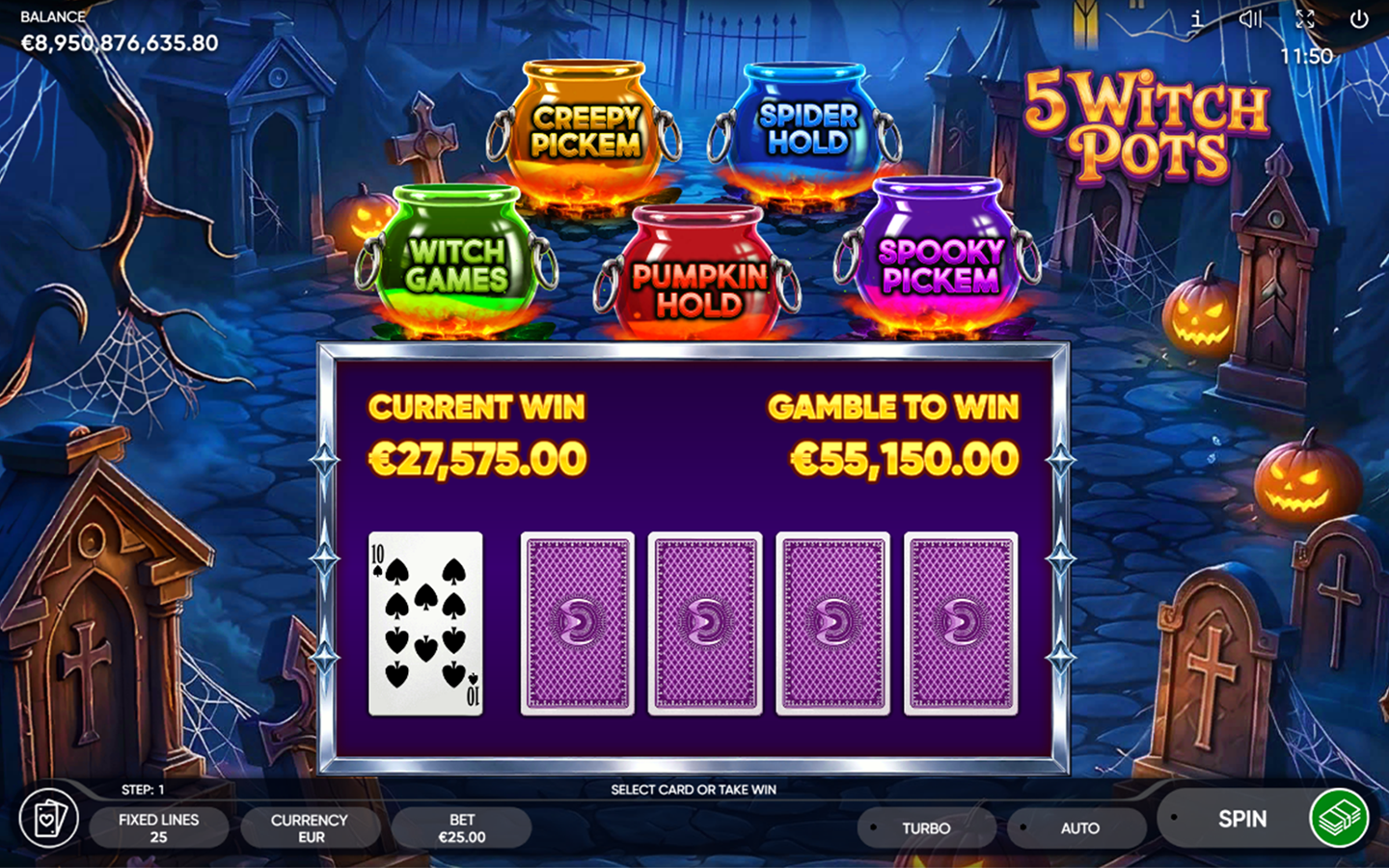 5 Witch Pots — Скриншоты из игры 3 | GamblingShot