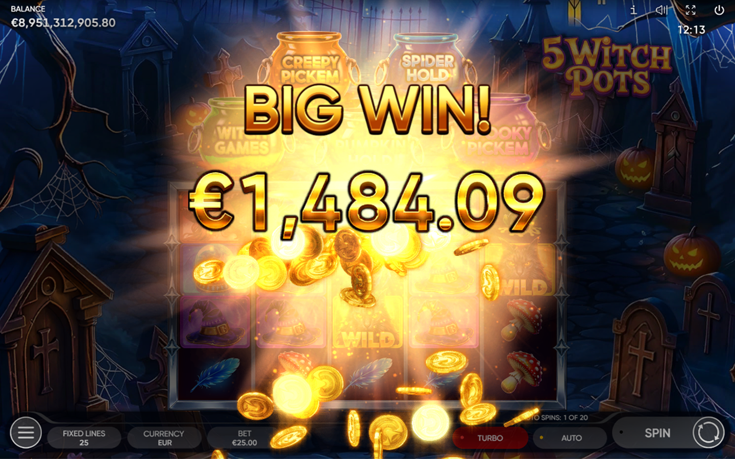 5 Witch Pots — Скриншоты из игры 8 | GamblingShot