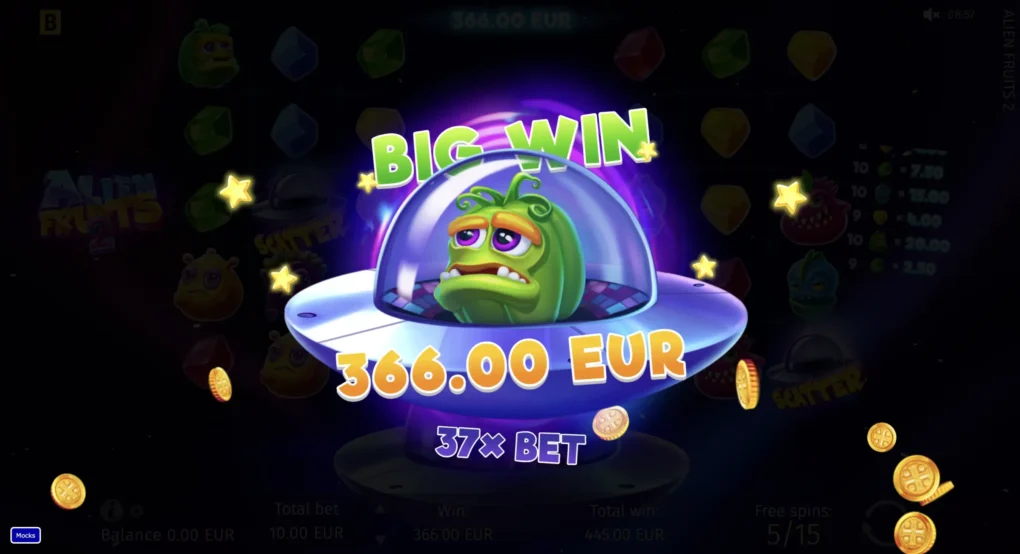 Alien Fruits 2 — Game screenshots 2 | GamblingShot