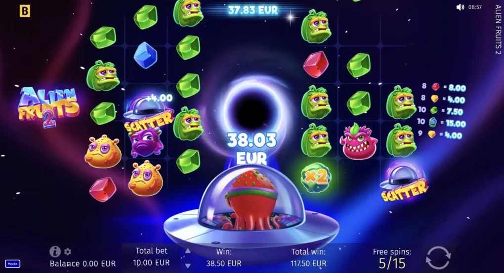 Alien Fruits 2 — Game screenshots 3 | GamblingShot