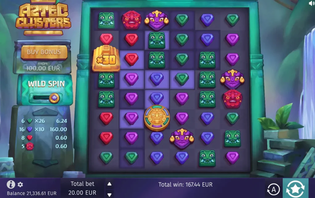 Aztec Clusters — Скриншоты из игры 1 | GamblingShot
