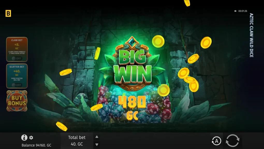 Aztec’s Claw Wild Dice — Скріншоти з гри 5 | GamblingShot