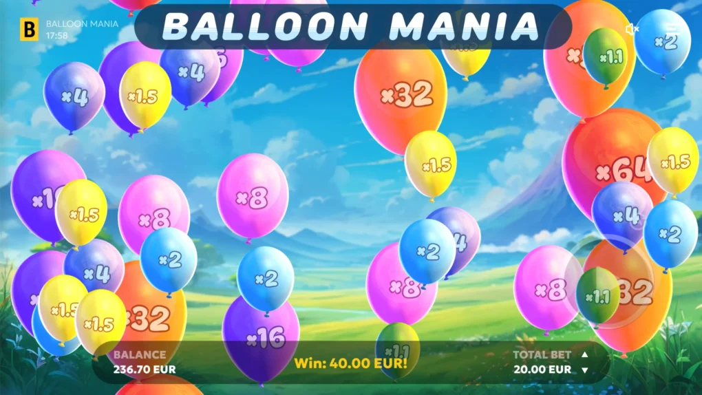 Balloon Mania — Скріншоти з гри 2 | GamblingShot