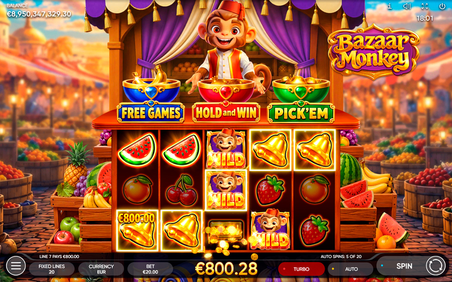 Bazaar Monkey — Скриншоты из игры 1 | GamblingShot