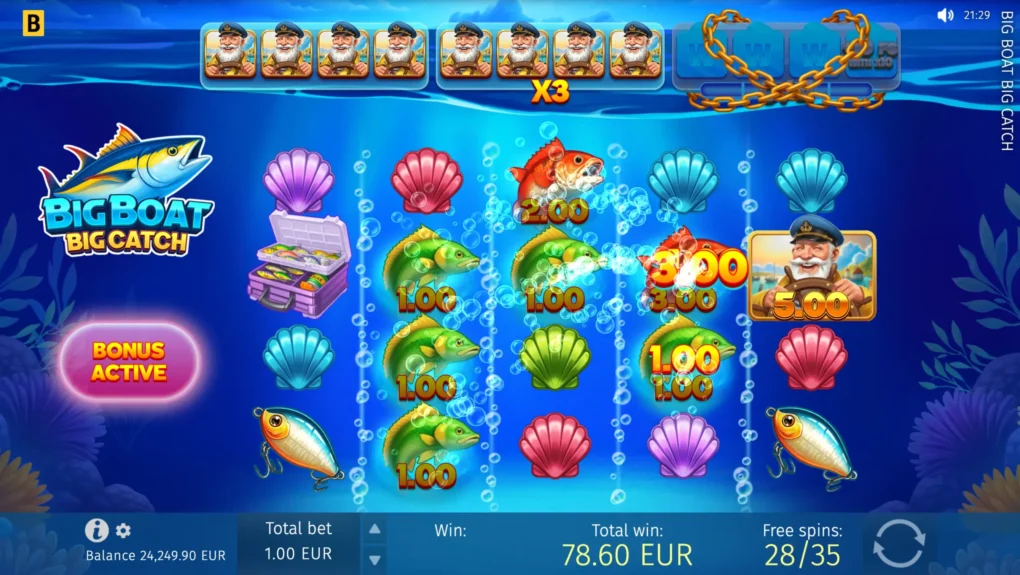 Big Boat Big Catch — Скриншоты из игры 5 | GamblingShot