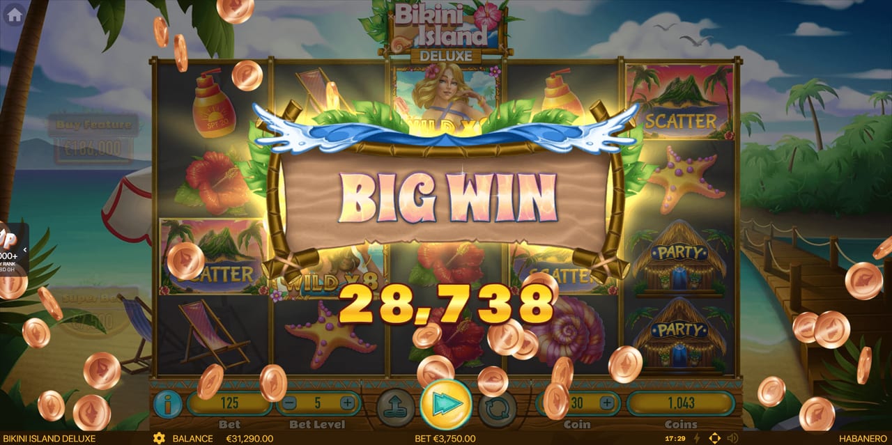 Bikini Island Deluxe — Скріншоти з гри 1 | GamblingShot