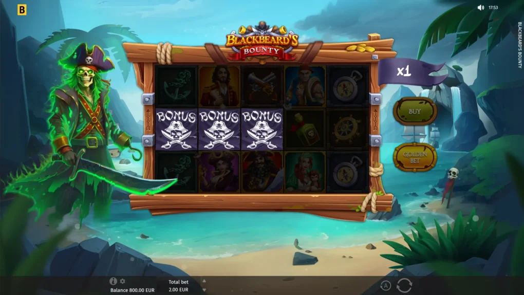 Blackbeard’s Bounty — Скриншоты из игры 1 | GamblingShot