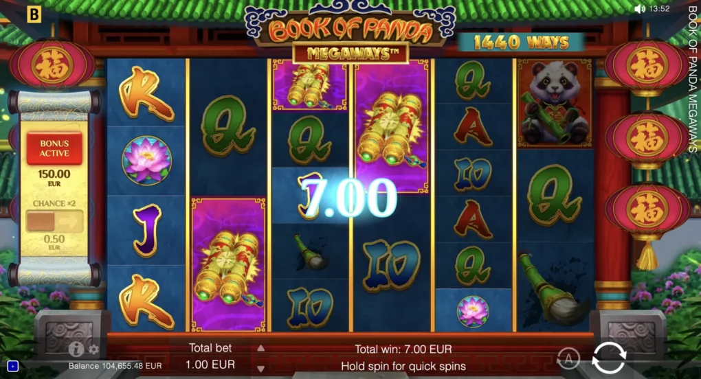 Book of Panda MEGAWAYS — Скриншоты из игры 1 | GamblingShot