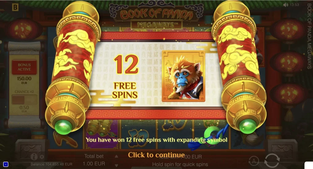 Book of Panda MEGAWAYS — Скриншоты из игры 2 | GamblingShot