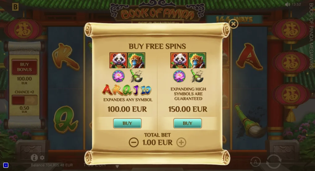 Book of Panda MEGAWAYS — Скриншоты из игры 4 | GamblingShot