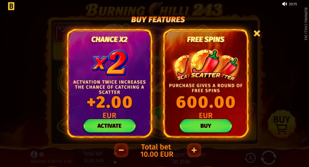Burning Chilli 243 — Скриншоты из игры 2 | GamblingShot