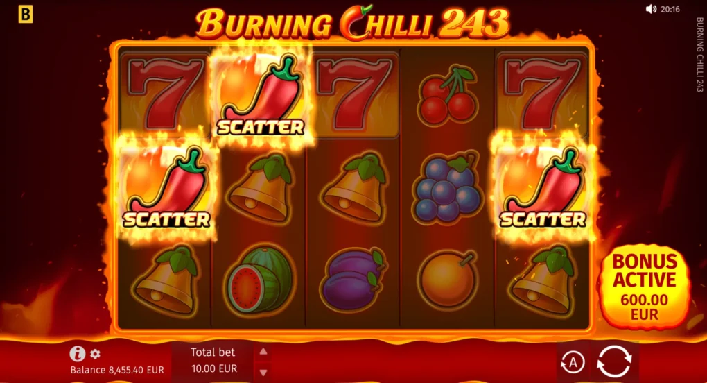 Burning Chilli 243 — Скриншоты из игры 3 | GamblingShot