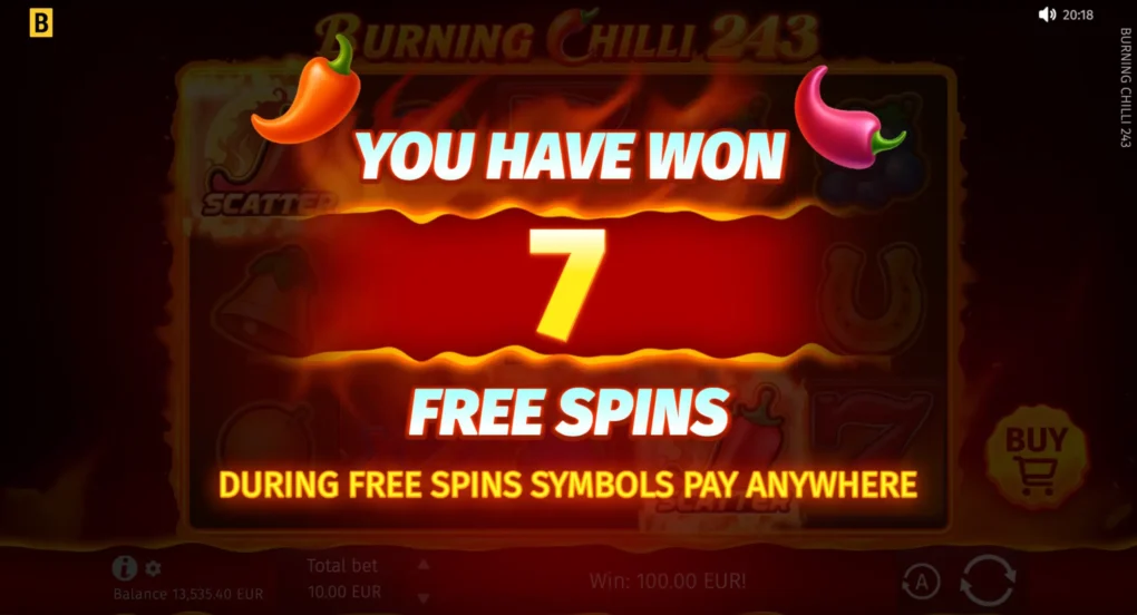 Burning Chilli 243 — Скриншоты из игры 6 | GamblingShot