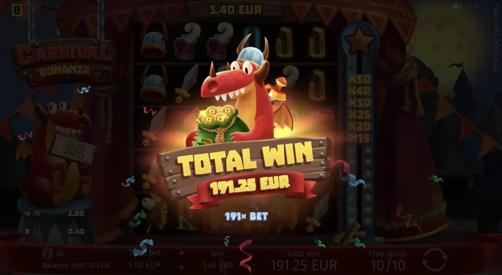 Carnival Bonanza — Game screenshots 3 | GamblingShot