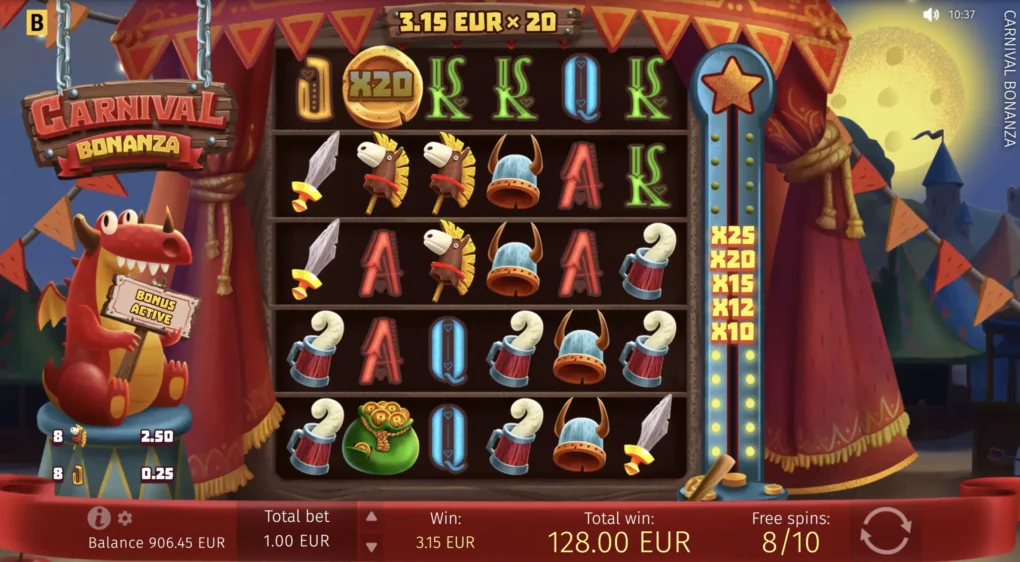 Carnival Bonanza — Game screenshots 4 | GamblingShot