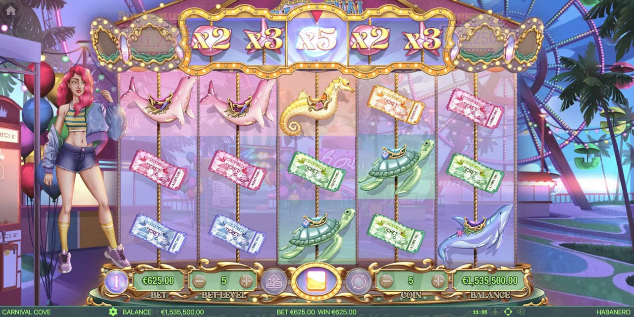 Carnival Cove — Скріншоти з гри 3 | GamblingShot