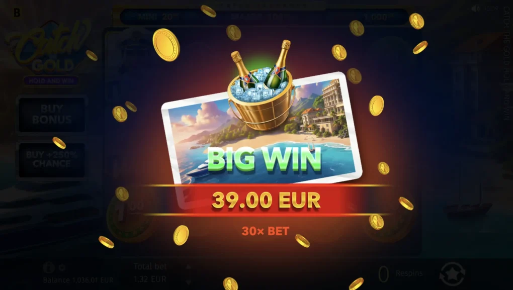 Catch the Gold Hold and Win — Скріншоти з гри 4 | GamblingShot