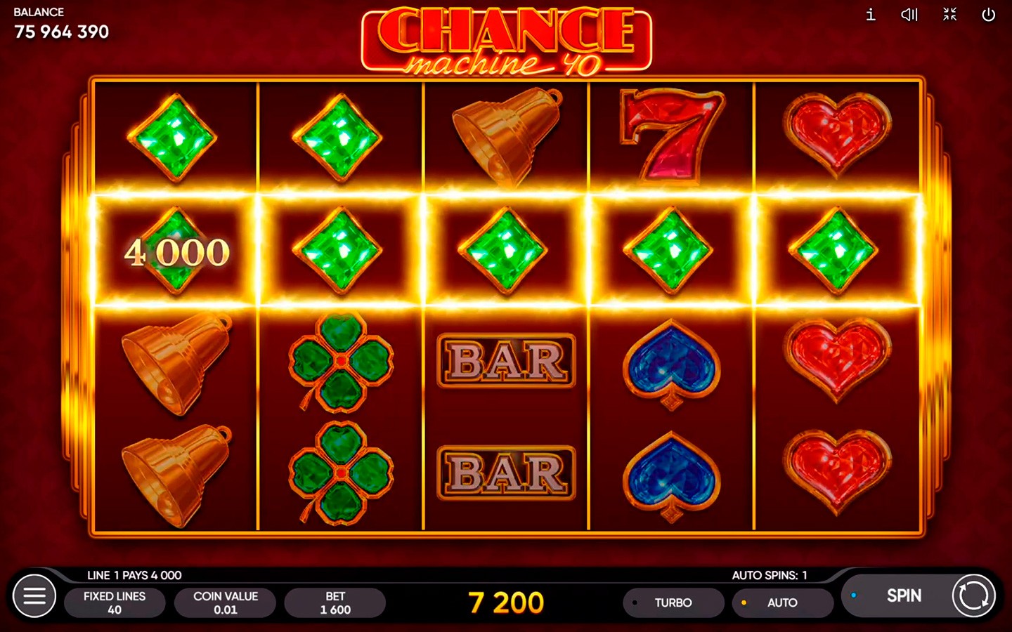 Chance Machine 40 — Скріншоти з гри 9 | GamblingShot