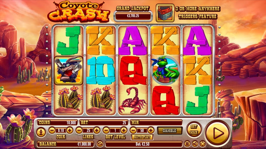Coyote Crash — Game screenshots 2 | GamblingShot