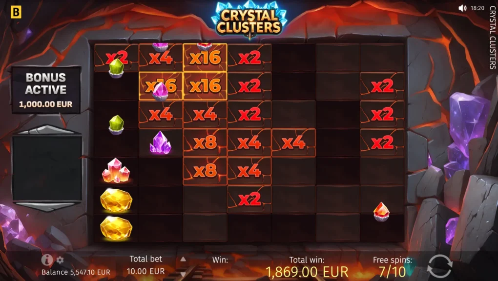 Crystal Clusters — Скриншоты из игры 6 | GamblingShot