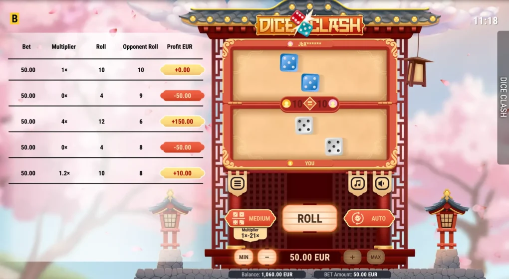 Dice Clash — Скриншоты из игры 2 | GamblingShot
