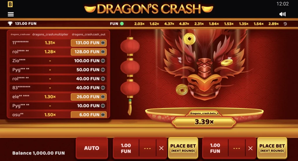 Dragon’s Crash — Game screenshots 3 | GamblingShot