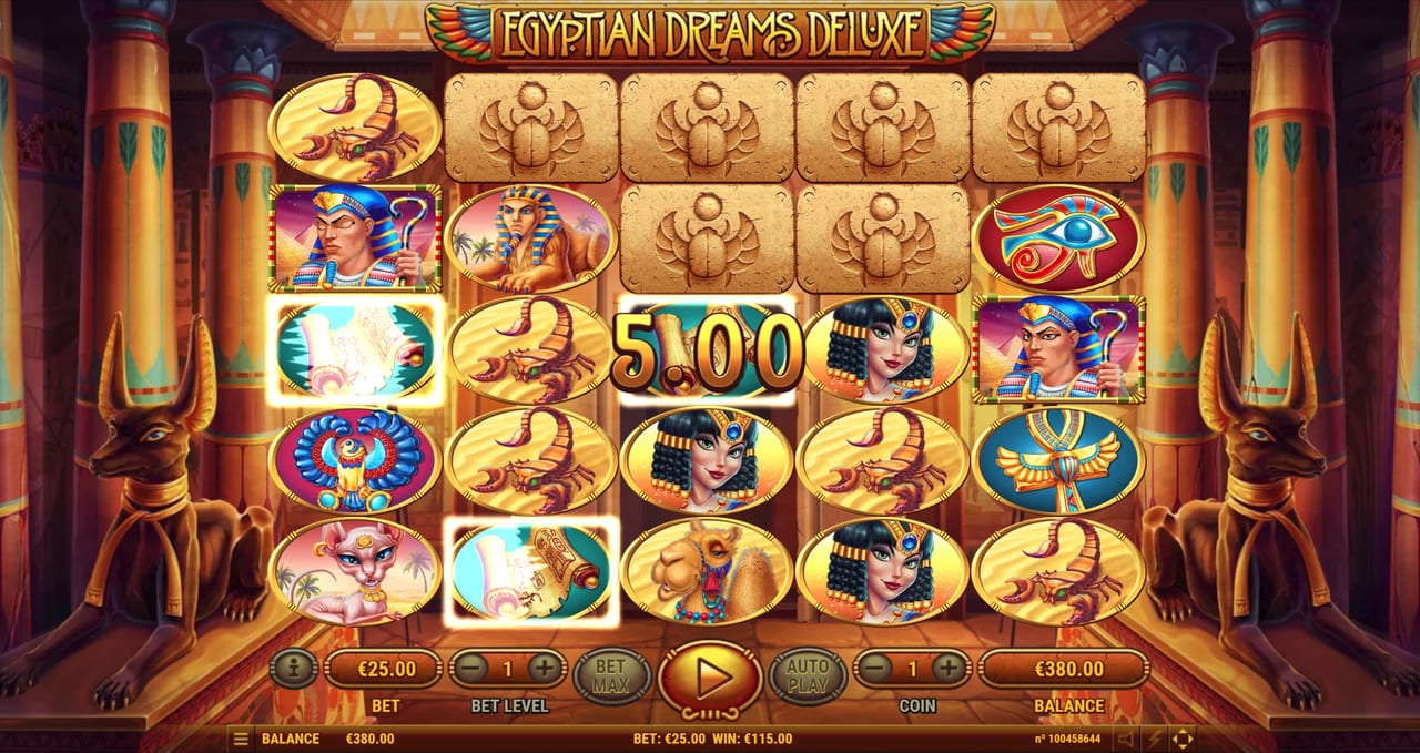 Egyptian Dreams Deluxe — Скріншоти з гри 2 | GamblingShot
