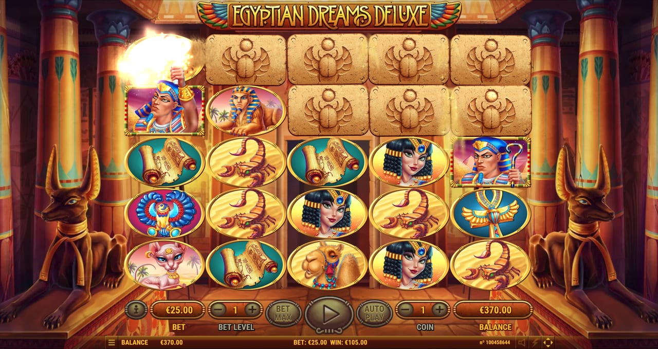 Egyptian Dreams Deluxe — Скріншоти з гри 3 | GamblingShot