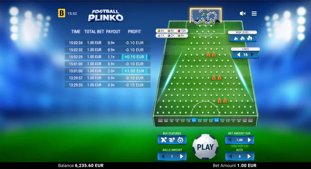 Football Plinko — Game screenshots 1 | GamblingShot