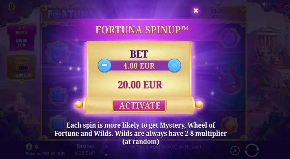 Fortuna TRUEWAYS — Скріншоти з гри 6 | GamblingShot