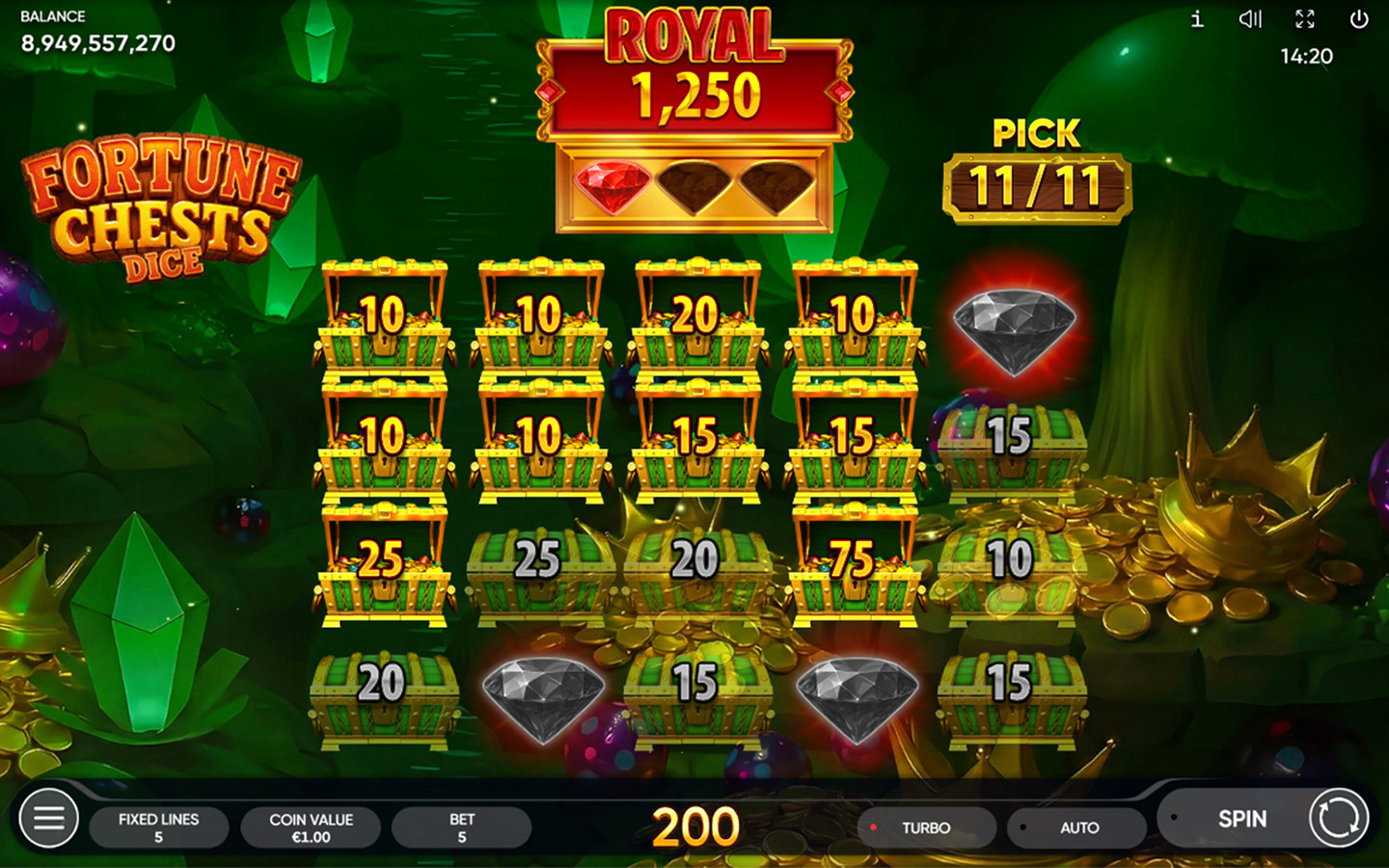 Fortune Chests Dice — Скриншоты из игры 1 | GamblingShot