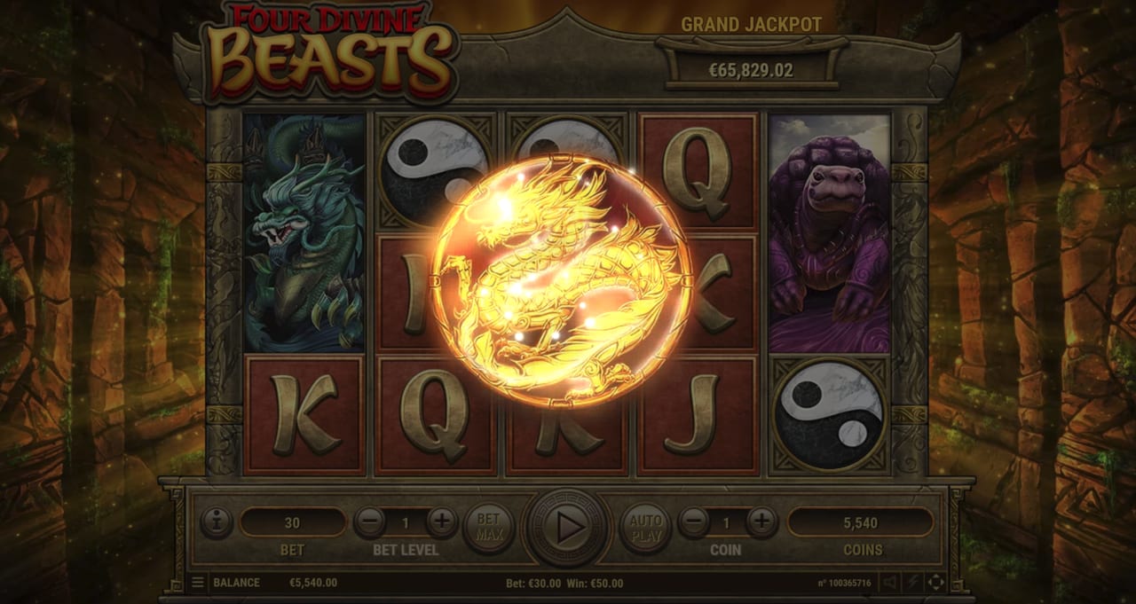 Four Divine Beasts — Скріншоти з гри 2 | GamblingShot