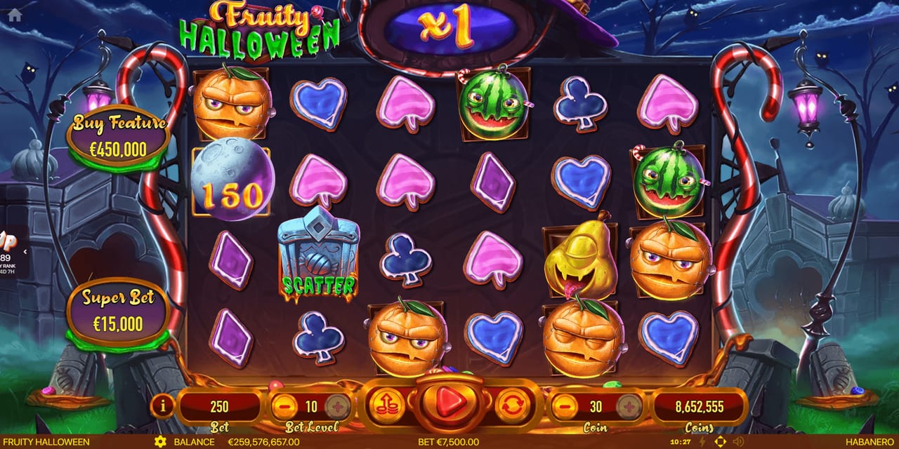 Fruity Halloween — Скриншоты из игры 2 | GamblingShot