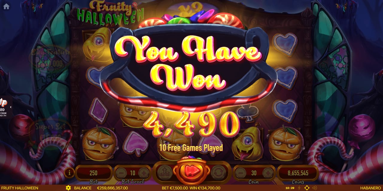 Fruity Halloween — Скриншоты из игры 9 | GamblingShot