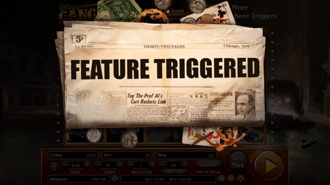 Gangsters — Game screenshots 1 | GamblingShot