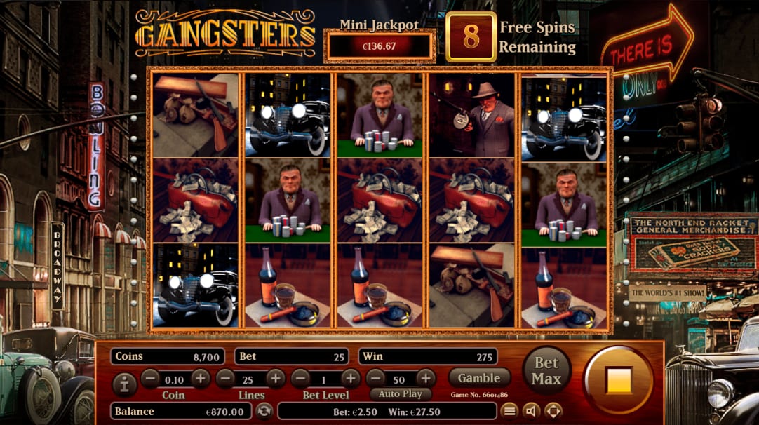 Gangsters — Game screenshots 4 | GamblingShot