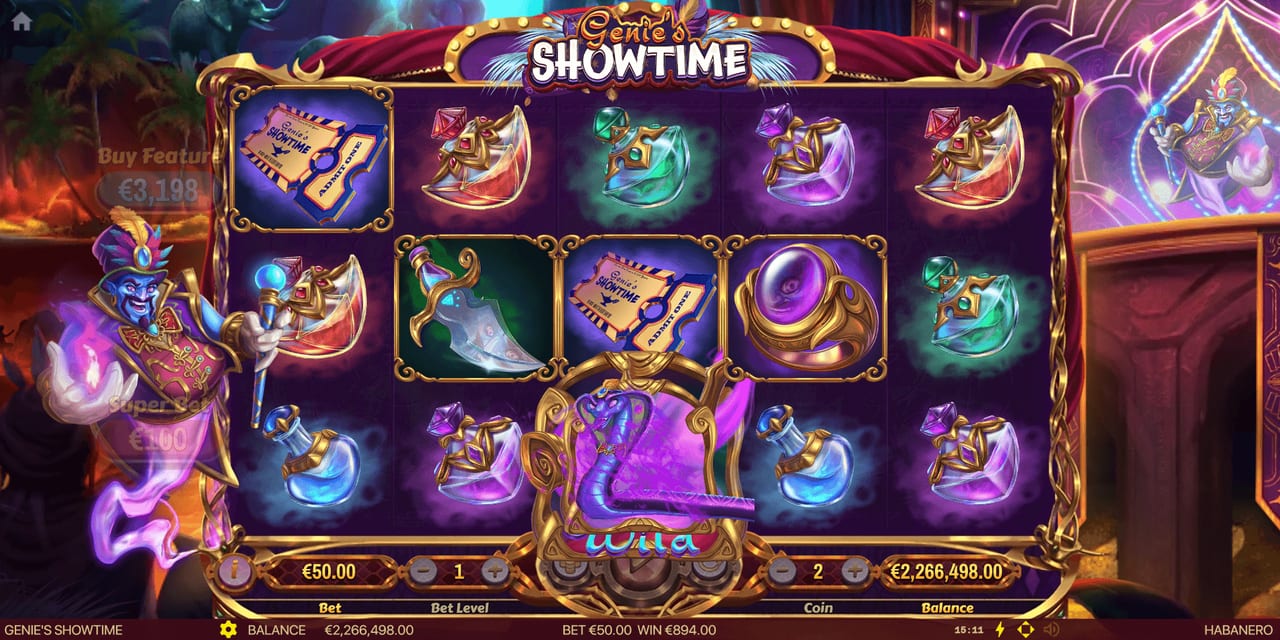 Genie’s Showtime — Скріншоти з гри 3 | GamblingShot