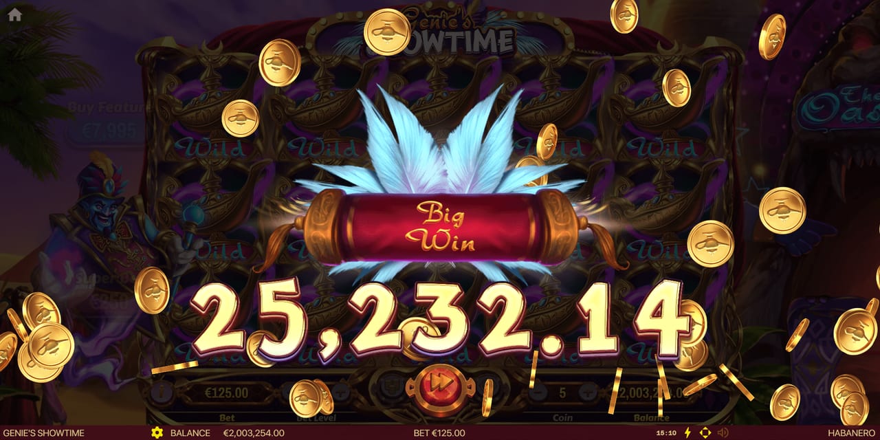 Genie’s Showtime — Скріншоти з гри 4 | GamblingShot