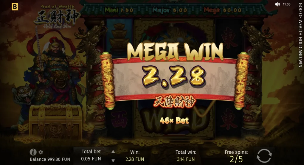 God of Wealth Hold And Win — Game screenshots 4 | GamblingShot