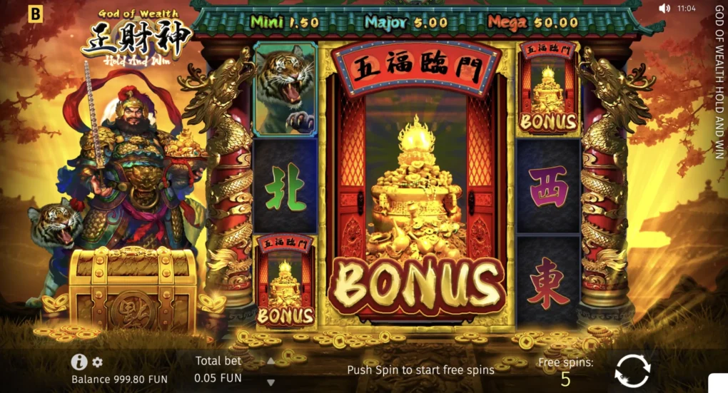 God of Wealth Hold And Win — Game screenshots 5 | GamblingShot