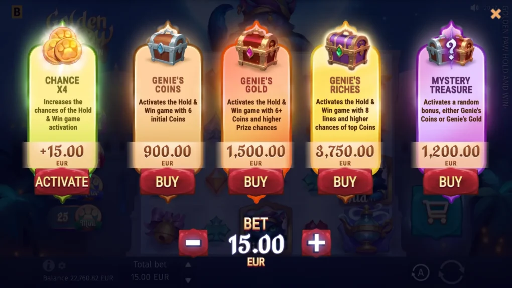 Golden Paw Hold & Win — Скриншоты из игры 5 | GamblingShot