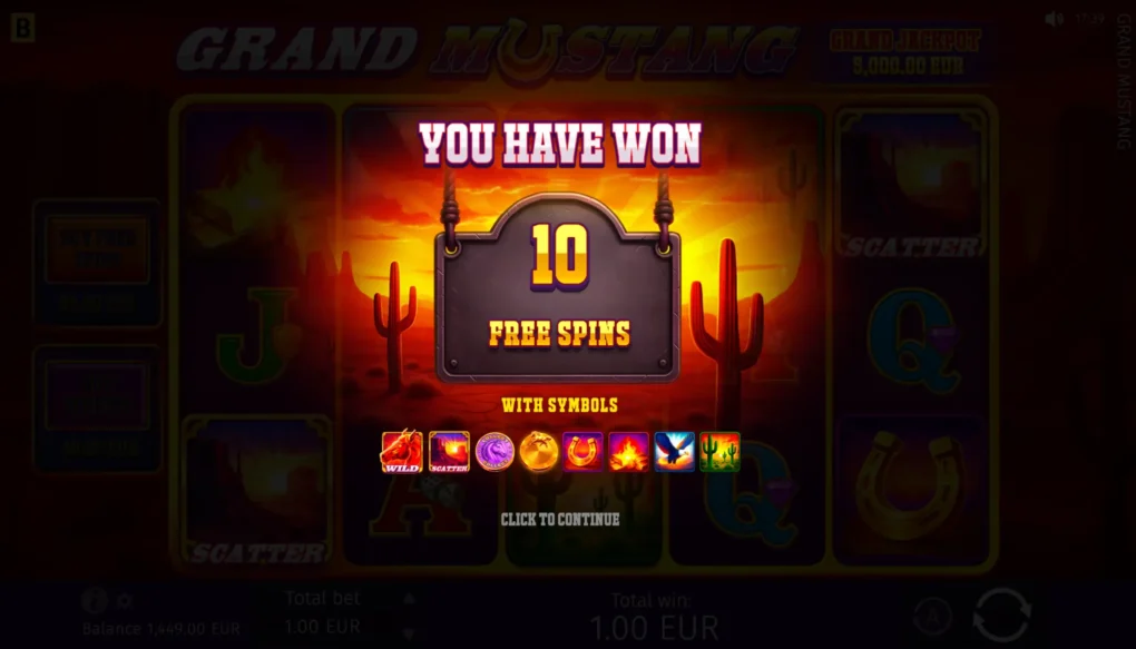 Grand Mustang — Game screenshots 11 | GamblingShot