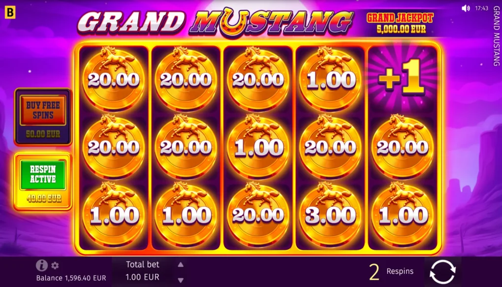 Grand Mustang — Game screenshots 2 | GamblingShot