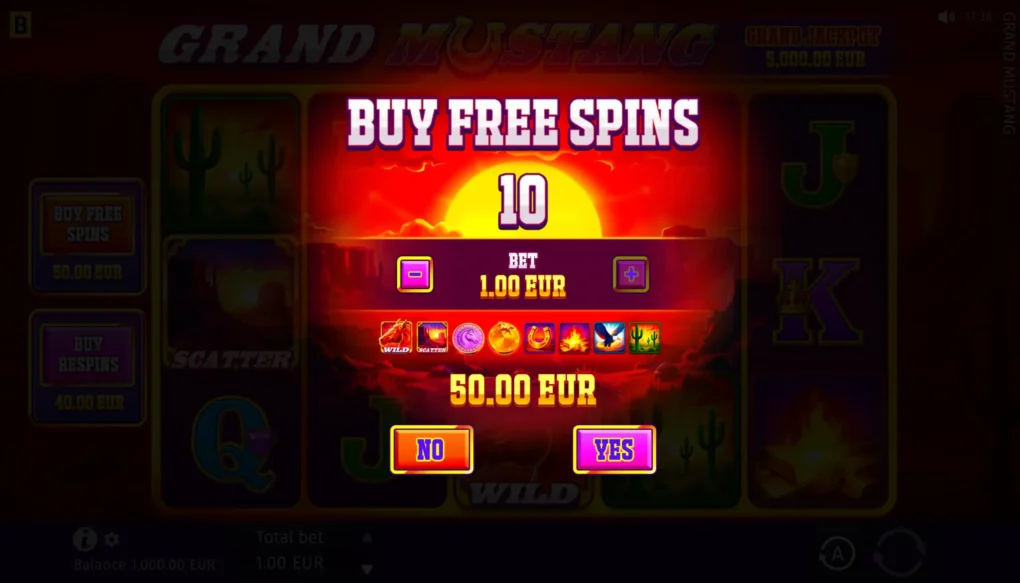 Grand Mustang — Game screenshots 8 | GamblingShot